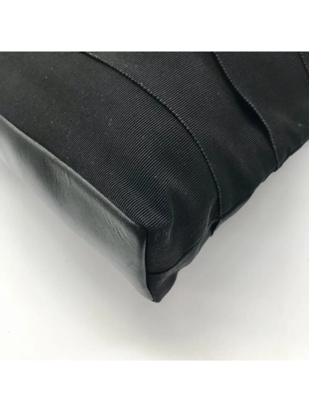 Salvatore Ferragamo Black Tiered Grosgrain Ribbon Tote Bag